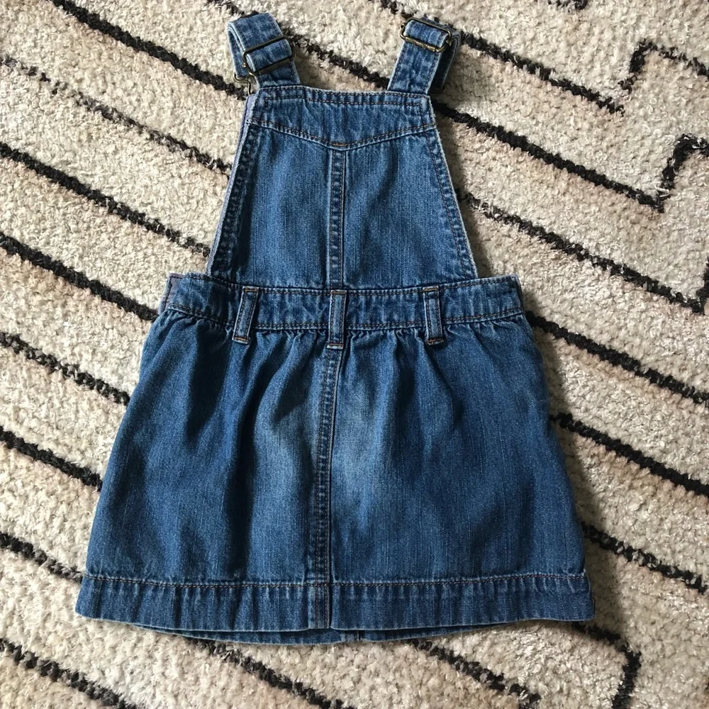 Baby Gap denim overall dress